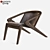 Modern Lounge Chair: Alexandre Caldas 3D model small image 1