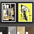 Modern Art Frame 519 - Stylish Texture Frames 3D model small image 1