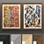 Modern Art Frame Set 3D model small image 1