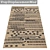 High-Quality Carpets Set 3D model small image 3