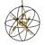 Metal Circles Pendant Light 3D model small image 1