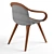 Ginevra Horm Italia Chair: Sleek Design, Maximum Comfort 3D model small image 2
