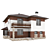 Modern Cottage Design 72-78 3D model small image 1