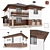 Modern Cottage Design 72-78 3D model small image 6