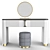 Elegant Vanity Table 2012 3D model small image 2