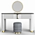 Elegant Vanity Table 2012 3D model small image 3