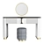 Elegant Vanity Table 2012 3D model small image 10