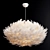 Elegant Feather Chandelier: Vita Copenhagen 3D model small image 3