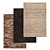 Luxury 3-Piece Carpet Set 3D model small image 1