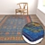 High-Quality Carpets Set 3D model small image 5