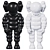 KAWS What Party: Set of 2 Companion Works 3D model small image 1