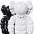 KAWS What Party: Set of 2 Companion Works 3D model small image 2