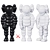 KAWS What Party: Set of 2 Companion Works 3D model small image 4