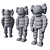 KAWS What Party: Set of 2 Companion Works 3D model small image 5