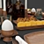 Rustic Wooden Tableware Set 3D model small image 3