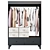 Ikea BRUGGIA Open Wardrobe, Dark Gray 3D model small image 2