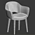 Pols Potten Studio Chair: Sleek Design for Any Space 3D model small image 2