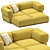 Elegant Butterfly Sofa by B&B 3D model small image 2