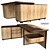 BRUCE Sectional Desk - Modern Design 3D model small image 2