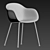 Sleek Muuto Fiber Armchair 3D model small image 3