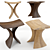 Modern Torii Stool by Porada 3D model small image 1