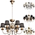 Elegant 6-Light MW-LIGHT Chandelier 3D model small image 1