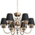 Elegant 6-Light MW-LIGHT Chandelier 3D model small image 3