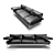 Sleek B&B Italia Diesis 40 3D model small image 1