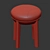 Elegant Poney Stool by Christian Liaigre 3D model small image 2