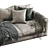 Luxury Malibu Sofa 3D model small image 4