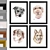 Happy Pet Art: Framed Dog Portrait Collection 3D model small image 1
