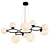 Glamorous Bubble Chandelier 3D model small image 1