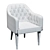 Delton Armchair: Stylish and Comfortable 3D model small image 2