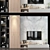 Stylish TV Shelf: 0241 3D model small image 1