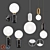 Elegant Parachilna Aballs Pendant Lamps 3D model small image 1