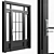 Elegant Vintage Door: Timeless Design 3D model small image 1