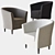 West Elm Mila Armchair: Modern Elegance for Your Home 3D model small image 1