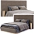 Modern Italian Bonaldo Tonight Bed 02 3D model small image 1