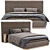 Modern Italian Bonaldo Tonight Bed 02 3D model small image 2