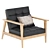 Elegant Armchair with Sleek Design 3D model small image 2