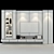 Modern TV Shelf Set: Organize and Display 3D model small image 3