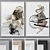 Modern Abstract Paintings Set 3D model small image 1