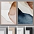 Modern Abstract Paintings + Frames 3D model small image 1