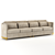 Stylish Fabello Mobilya Sofa 3D model small image 1