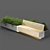 Sleek Poly Bench 3D model small image 2