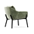 ErgoChic Nido Armchair 3D model small image 3