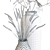 Elegant Crate & Barrel Adra & Timber Vases 3D model small image 5