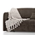 Knitted Plaid Stitch Sofa 3D model small image 3