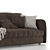 Knitted Plaid Stitch Sofa 3D model small image 4