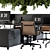 Title: Elegant Office Furniture Set 3D model small image 4